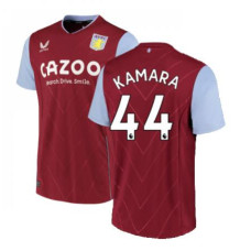 Aston Villa KAMARA 44 Home Red Authentic 2022-23 Jersey