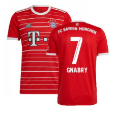 Youth 2022-2023 Bayern Munich GNABRY 7 Home Red Authentic Jersey