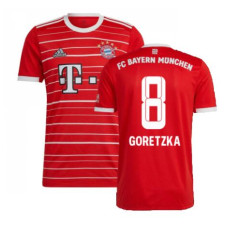 Youth 2022-2023 Bayern Munich Goretzka 8 Home Red Authentic Jersey