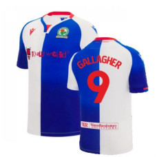 Women Blackburn Rovers GALLAGHER 9 Home White And Blue Authentic 2022-23 Jersey