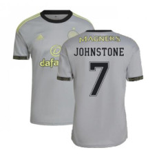 Celtic Away Johnstone 7 Gray Authentic 2022-23 Jersey