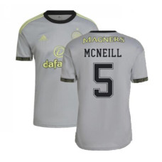 Celtic Away MCNEILL 5 Gray Authentic 2022-23 Jersey
