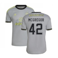 Celtic Away McGregor 42 Gray Authentic 2022-23 Jersey