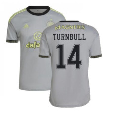 Celtic Away TURNBULL 14 Gray Authentic 2022-23 Jersey