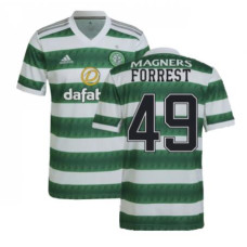 Celtic Home Forrest 49 Green And White Authentic 2022-23 Jersey
