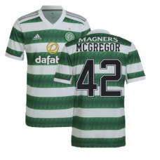 Women Celtic Home McGregor 42 Green And White Authentic 2022-23 Jersey