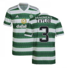 Celtic Home Taylor 3 Green And White Authentic 2022-23 Jersey