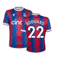 Crystal Palace Edouard 22 Home Red And Blue Authentic 2022-23 Jersey