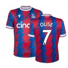 Women Crystal Palace OLISE 7 Home Red And Blue Replica 2022-23 Jersey