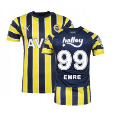 Fenerbahce Home EMRE 99 Yellow And Navy Replica 2022-23 Jersey