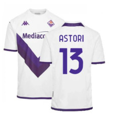 Fiorentina Away Astori 13 White Authentic 2022-23 Jersey