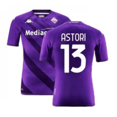 Fiorentina Home Astori 13 Purple Authentic 2022-23 Jersey