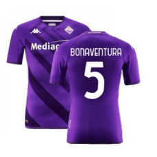 Youth Fiorentina Home Bonaventura 5 Purple Authentic 2022-23 Jersey