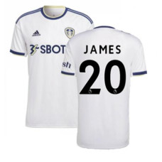 Leeds United JAMES 20 Home White Replica 2022-23 Jersey