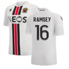 Youth OGC Nice Away RAMSEY 16 White Authentic 2022-23 Jersey