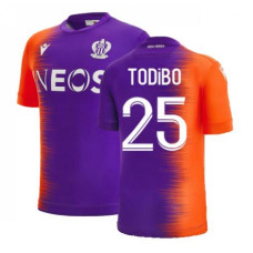 Youth OGC Nice Third TODIBO 25 Purple Authentic 2022-23 Jersey