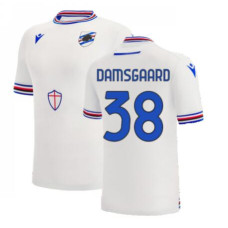 Youth Sampdoria Away DAMSGAARD 38 White Authentic 2022-23 Jersey
