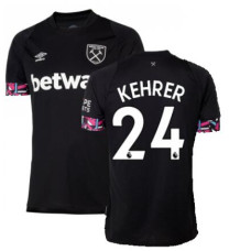 Youth West Ham Away KEHRER 24 Black Authentic 2022-23 Jersey