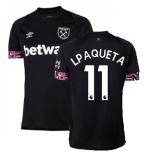 Youth West Ham Away L PAQUETA 11 Black Authentic 2022-23 Jersey