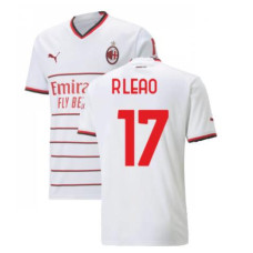 2022/23 Ac Milan Away R.LEAO 17 White Authentic Jersey