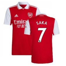 2022-23 Arsenal SAKA 7 Home Red Authentic Jersey