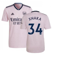 2022-23 Arsenal XHAKA 34 Third Pink Authentic Jersey