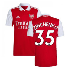 2022-23 Arsenal Zinchenko 35 Home Red Authentic Jersey