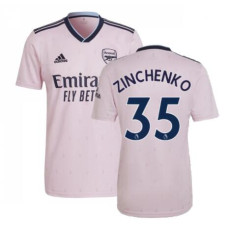 Women 2022-23 Arsenal Zinchenko 35 Third Pink Authentic Jersey