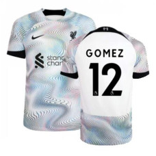 Women 2022/23 Liverpool Away Gomez 12 Authentic white/black Jersey