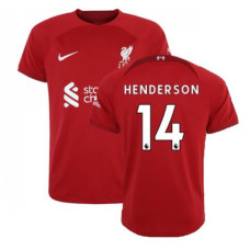 2022/23 Liverpool Home HENDERSON 14 Authentic Red Jersey