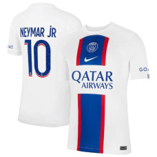 2022/23 Paris Saint-Germain Third 10 Neymar Jr. White Authentic Jersey
