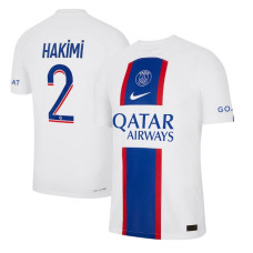 2022/23 Paris Saint-Germain Third 2 Achraf Hakimi White Authentic Jersey