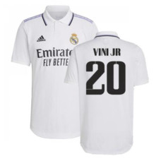 Women 2022-23 Real Madrid White Home VINI JR 20 Authentic Jersey 