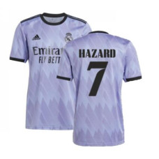 Youth 2022-23 Real Madrid purple Away Hazard 7 Authentic Jersey 