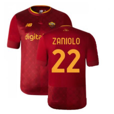 2022-23 Roma ZANIOLO 22 Home Red Authentic Jersey