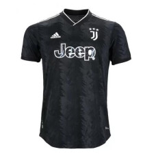Youth CUSTOM 2021-22 Juventus Away Replica Black Jersey
