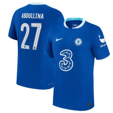 2022-23 Chelsea Alsu Abdullina Home Blue Authentic Jersey