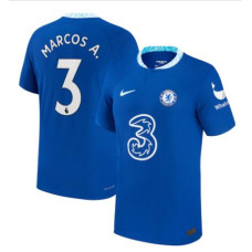 2022-23 Chelsea Marcos Alonso Home Blue Authentic Jersey
