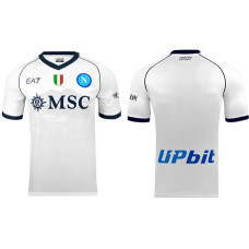 YOUTH 2023-2024 SSC Napoli Authentic Away White Jersey