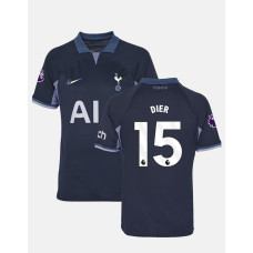 Youth 2023-2024 Tottenham 15 Eric Dier Away Navy Authentic Jersey