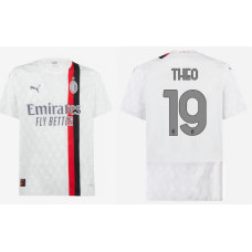 2023/24 AC Milan 19 - Theo Away White Replica Jersey