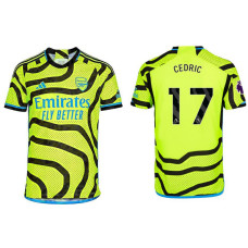 2023/24 Arsenal CEDRIC 17 Away Green Authentic Jersey