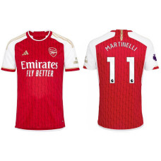 Women 2023/24 Arsenal MARTINELLI 11 Home Red Authentic Jersey