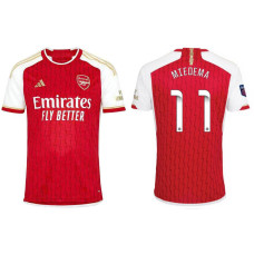 2023/24 Arsenal MIEDEMA 11 Home Red Authentic Jersey