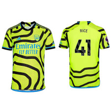 2023/24 Arsenal RICE 41 Away Green Authentic Jersey