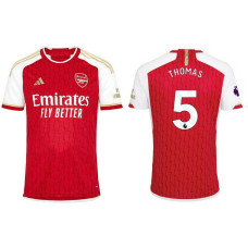 2023/24 Arsenal THOMAS 5 Home Red Replica Jersey