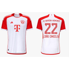 Women 2023/24 Bayern Joao Cancelo 22 Home White Authentic Jersey