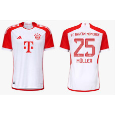 Women 2023/24 Bayern Müller 25 Home White Authentic Jersey