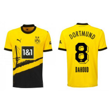 Women 2023/24 Borussia Dortmund Dahoud 8 Home Yellow Authentic Jersey