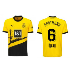 2023/24 Borussia Dortmund Ozcan 6 Home Yellow Authentic Jersey
